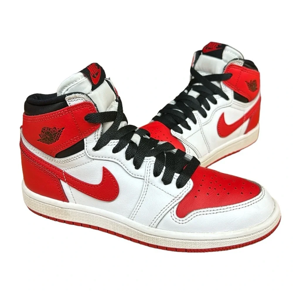 Nike Air Jordan 1 Retro High OG PS 'Heritage' Red White AQ2664-161 Size 3Y Wms 5